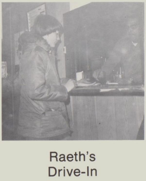 Raeths Drive-In - 1973 Shelby High School Yearbook